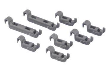 Kit Fixadores do Cesto Máquina Lavar Loiça Bosch - 00611472