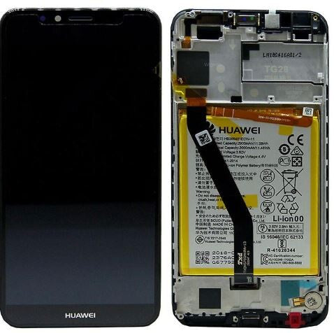 Lcd Display Module - Y6 2018 Black - 02351Wlj