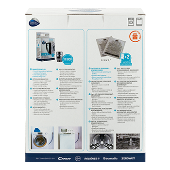 KIT de descalcificação para maquinas de lavar louça e de lavar roupa - 35602103