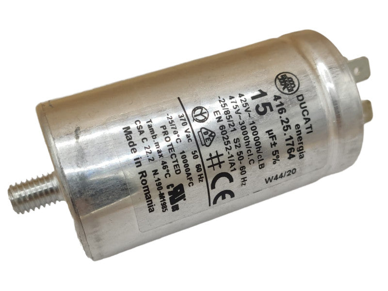 Condensador arranque compressor Maquina Secar Roupa 41043444