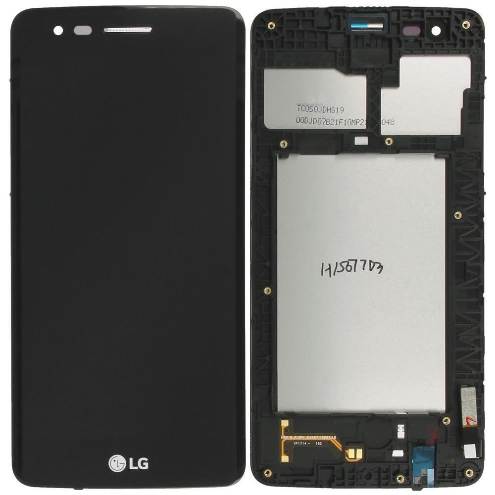 LG K8 2017 M200N preto ouro tela LCD e digitalizador