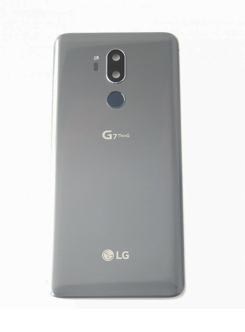 LG G7 Thinq G710 Platinum Grey Battery Cover - Acq90241013