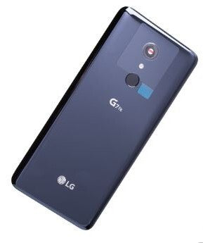 Tampa da bateria para Q850 LG G7 Fit - Novo Aurora Preto - Acq90771911