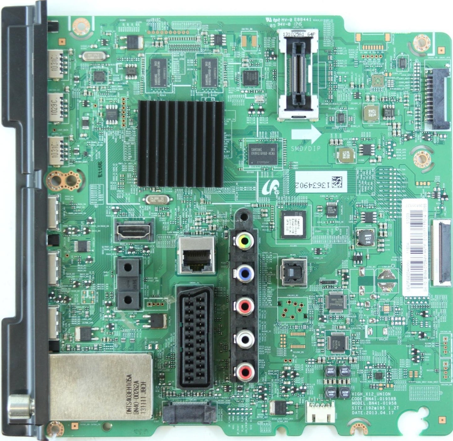 Samsung TV Main Board PCB Assembly - BN94-07094N