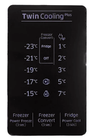 Cover Painel Controle Frigorífico Samsung - DA97-16831F