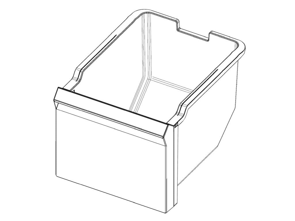 Gaveta Inferior do congelador Frigorífico Samsung - DA97-19211C