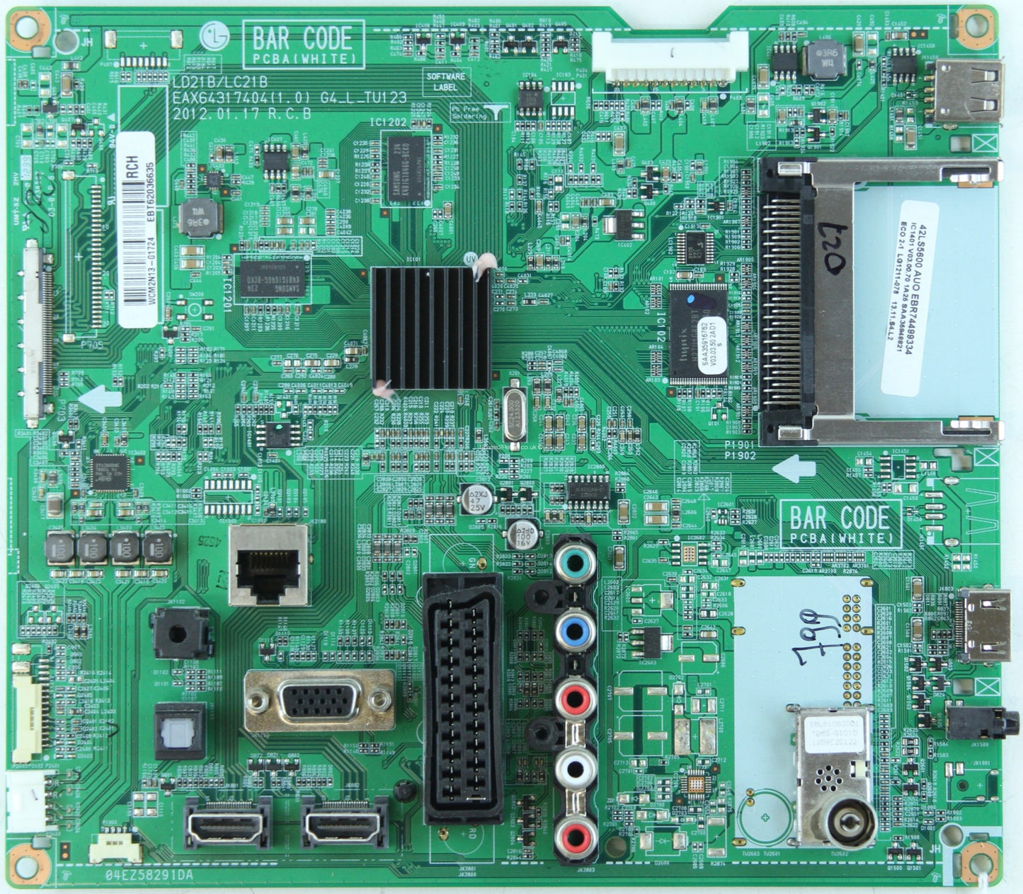 LG TV Main Board - EBT62036635