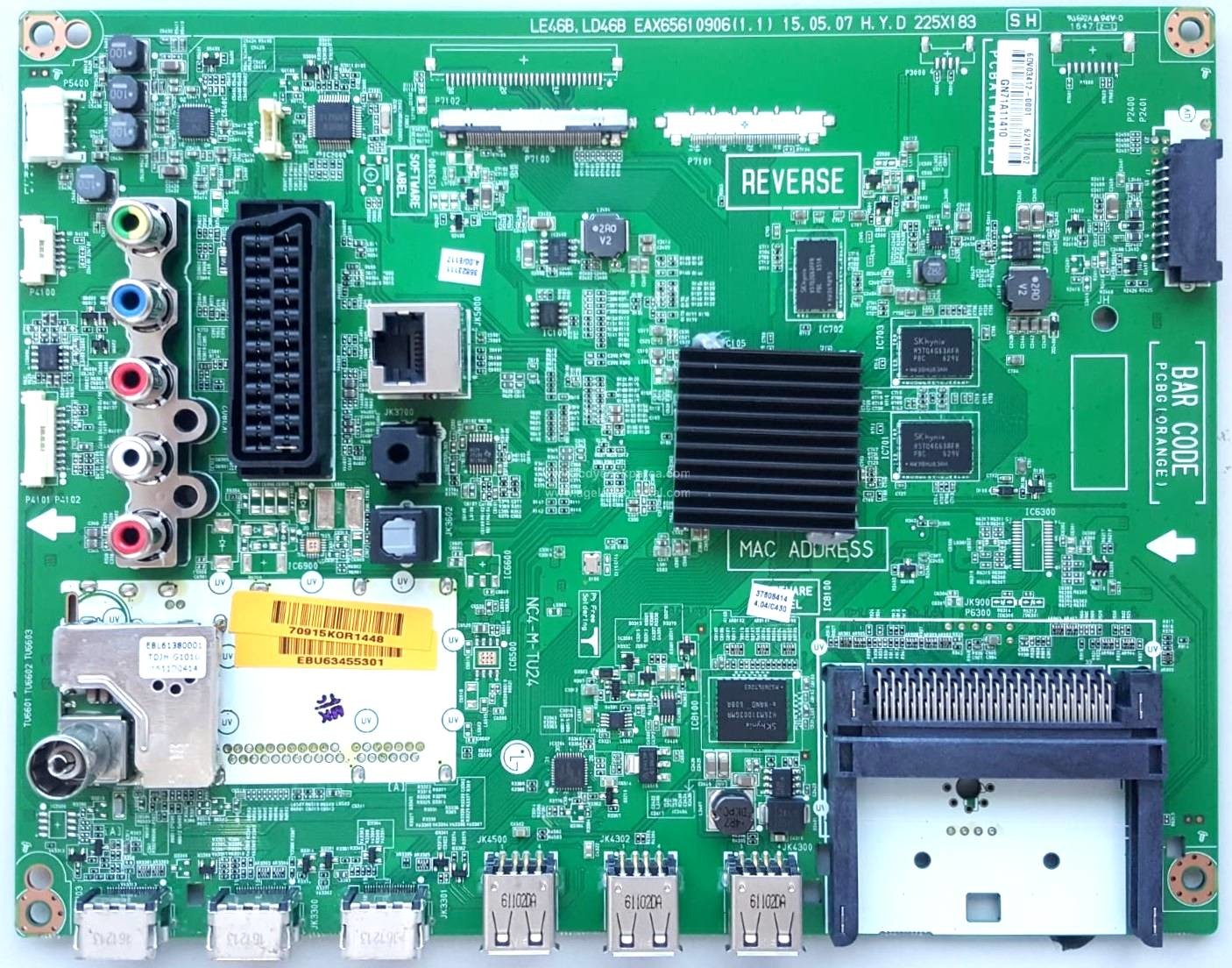 LG TV Main Board - Ebu63455301