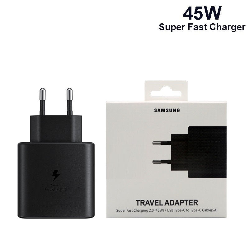 Carregador Samsung Super Fast Charging 45W Preto - GH44-03100A