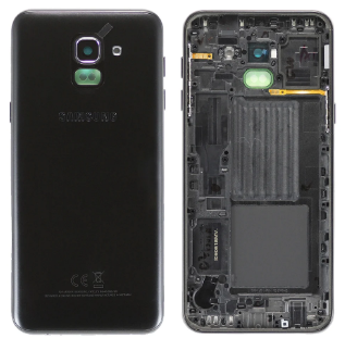 Contracapa preta Samsung Galaxy J6 2018 - GH82-16866A