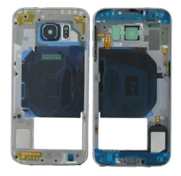 Frame Traseiro Azul Samsung Galaxy S6 - GH96-08583D