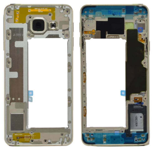 Frame Traseiro Dourado Samsung Galaxy A3 2016 - GH97-18074A
