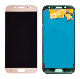 SAMSUNG SM-J730 GALAXY J7 (2017) LCD DISPLAY / TELA + TOUCH - DOURADO - GH97-20801C