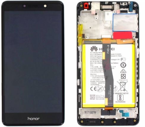 Lcd Display Huawei - Honor 6X Black - 02351Bnb