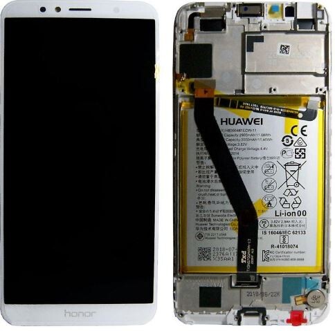 Lcd Display Module - Honor 7A Display White - 02351Wer