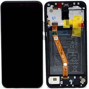 LCD Display Module - Matte 20 Lite Black Display - 02352Dkk