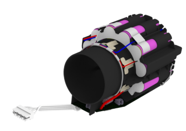 Bosch vacuum cleaner control unit and battery - 12041914