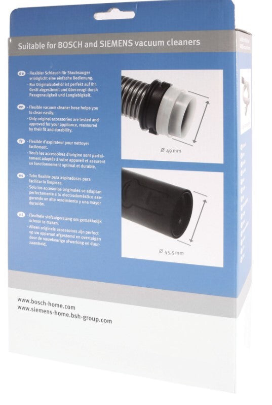 Mangueira flexível aspirador Siemens - 17000733