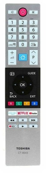 Toshiba TV Remote Control 43V5863Dg - 30101775