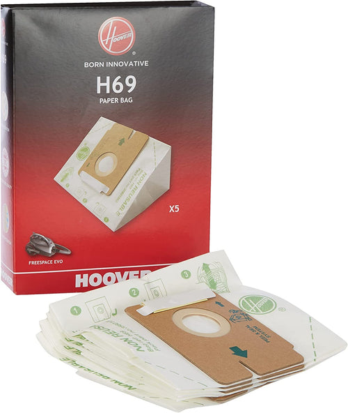 Kit of 5 H59 vacuum cleaner bags for Hoover - 35601053