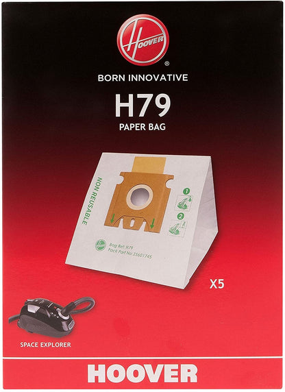 Kit de 5 sacos H79 aspirador Hoover - 35601745