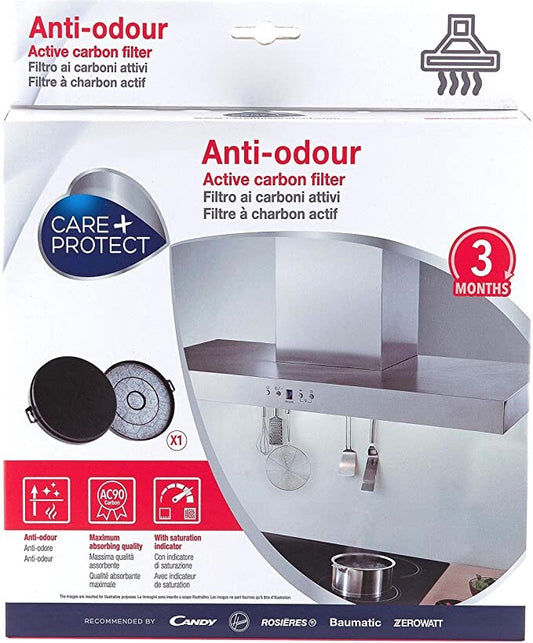 Compatible activated carbon anti-odor filters 210x35mm 340g KFC6901 (CP210) - 35602044