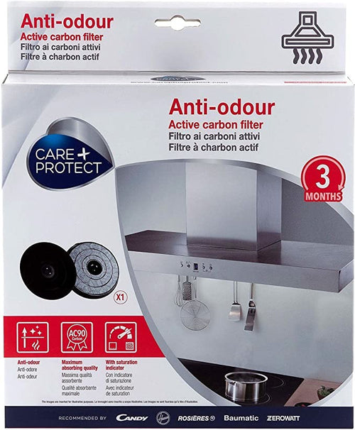 Filtros Anti-Odor de carbono ativado compatíveis 228x30mm KFC6903 (CP233) - 35602046