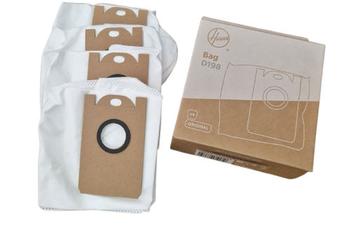 Kit of 4 dust bags for Hoover D198 robot vacuum cleaner -