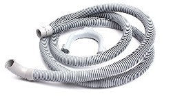 Straight/Curved Drain Pipe 2.5m 19/19" Nozzle + Curved - 481281728077