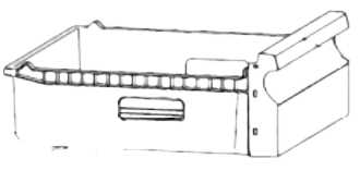 Candy vertical chest drawer with front panel - 49038999