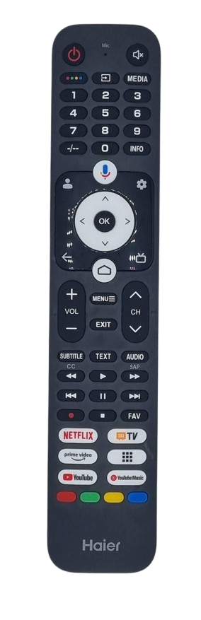 HAIER HTR-U32G Smart TV Remote Control - 70061681