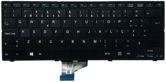 Portuguese (Brazil): Classmate PC LEAP T304 T304P SF20PA6W SF20GM7 SF20GM6 SF206M6 E-Schools Keyboard