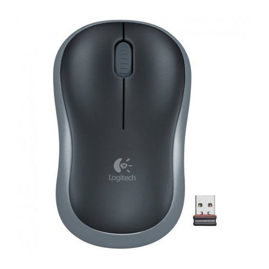 Logitech - M185 Wireless Mouse Black / Gray