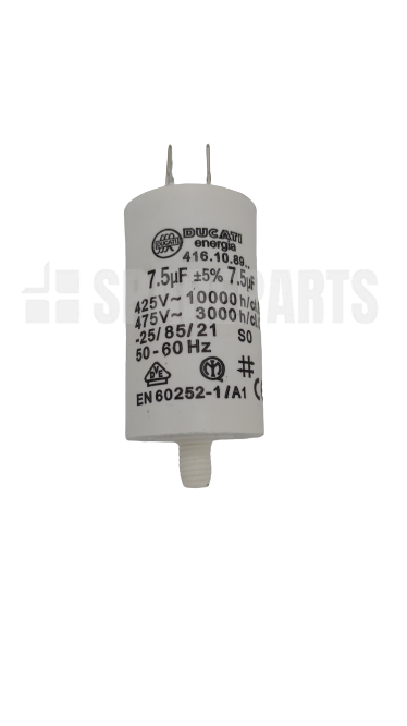 7.5 MF Capacitor for Candy Hoover Laundry Machine - 92215292