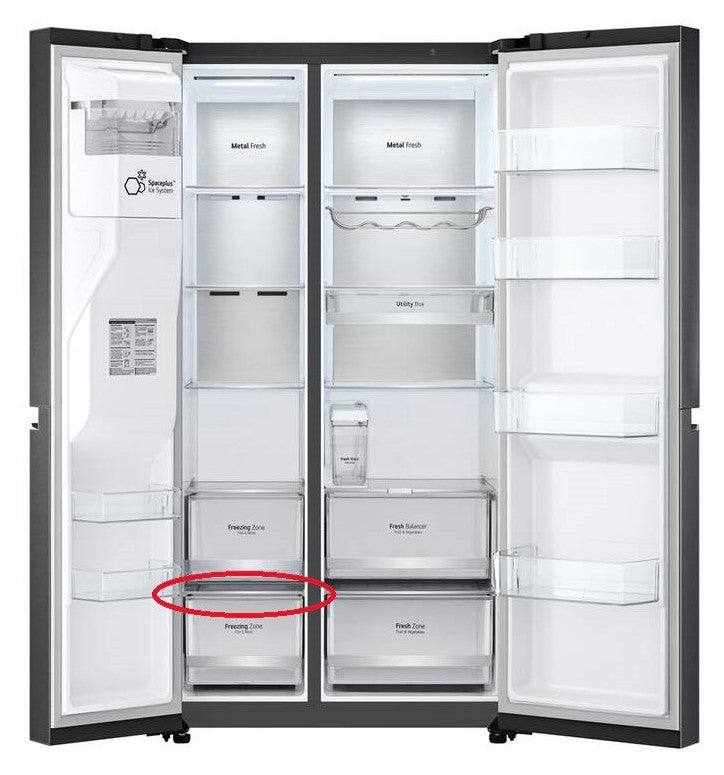 Glass Shelf for Vegetable Drawer, LG Refrigerator - ACQ30340404