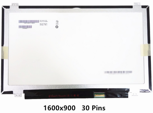 LCD AUO 14 HD+ - 1600x900 LED - Slim Type 30 Pins - B140RTN03.0