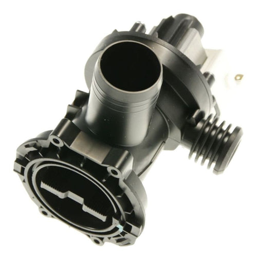 Drain pump for Hotpoint Ariston Indesit washing machines.