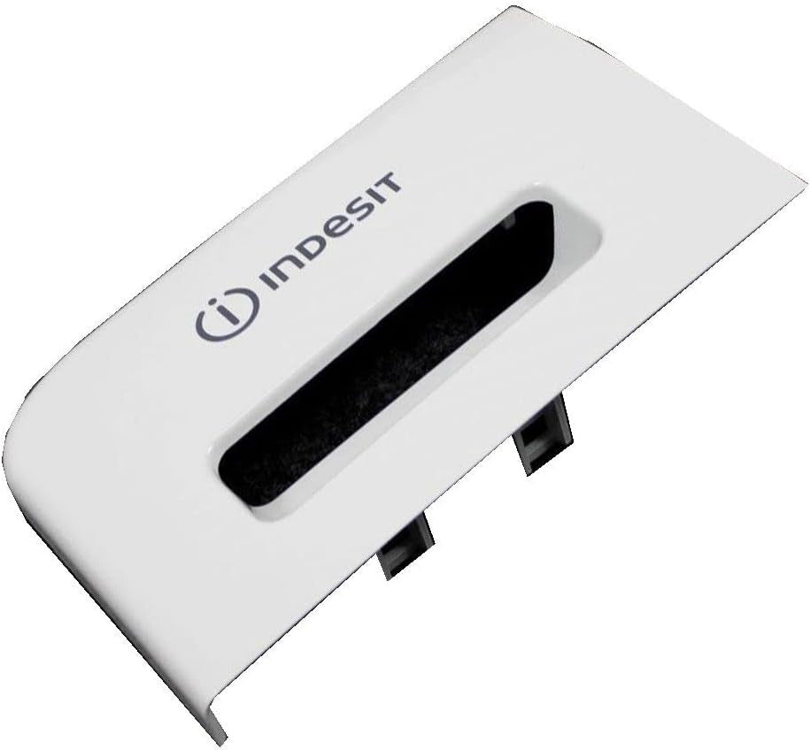 Puxador frontal gaveta detergente maquina lavar roupa Indesit - C00622829