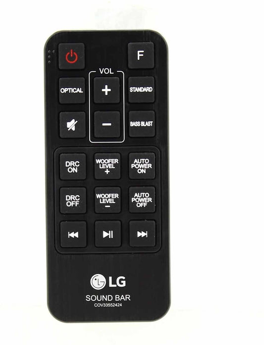 LG Soundbar SJ2 Remote Control - Cov33552424