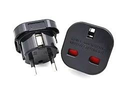 EU-UK Power Adapter Black