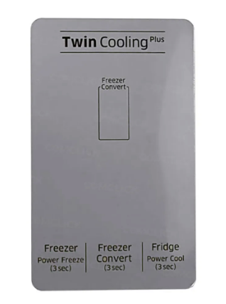 Controle de exibição da tampa do conjunto de geladeira e freezer Samsung - DA97-16831E