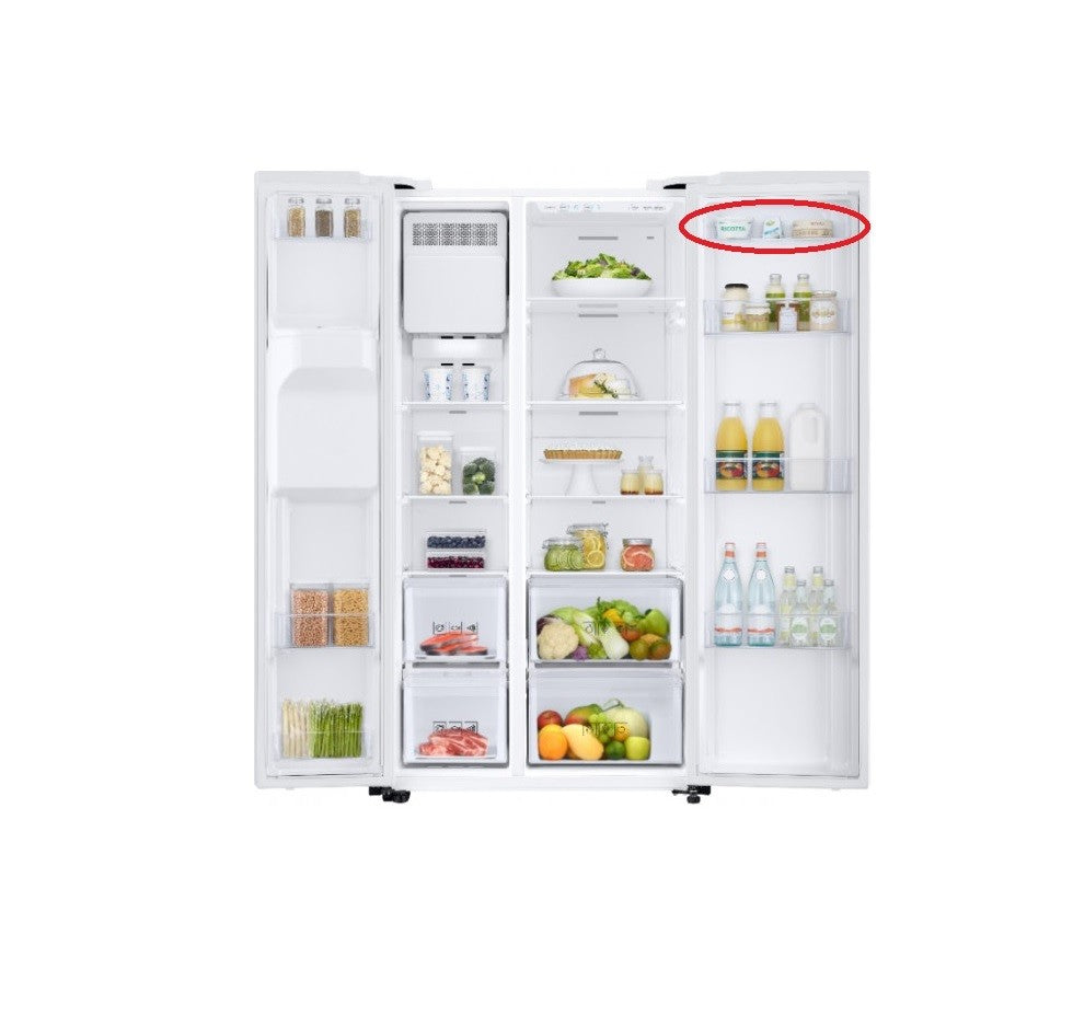 UP Shelf with Lid for Samsung RS8000N Refrigerator Door - DA97-19102A