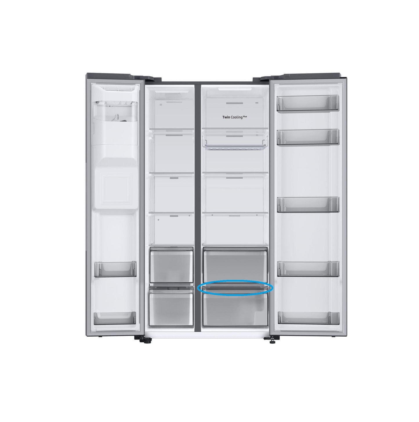 Prateleira Cover Slide da Gaveta Frigorifico Samsung - DA97-19218C