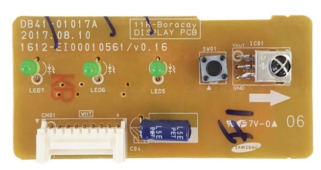 Placa recetora de sinal ar condicionado Samsung - DB93-10861D