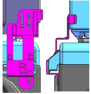 Kit Emparelhamento SK-DH Máquinas Lavar/Secar Roupa Samsung - DC98-01330A
