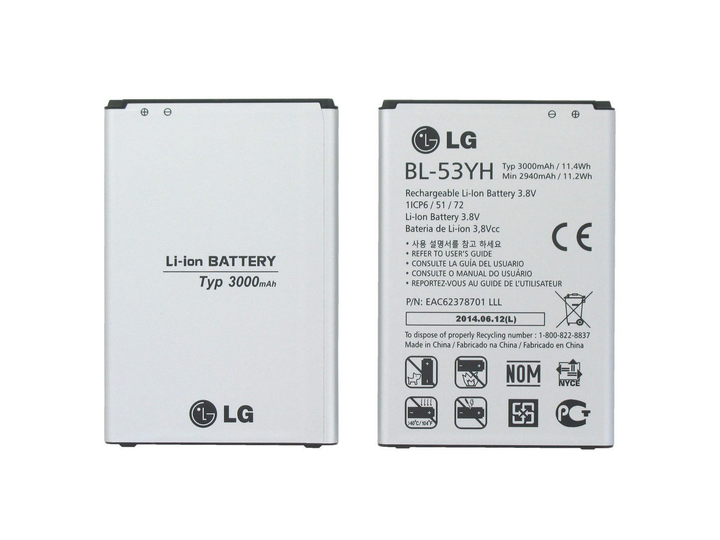 Bateria Telemovel LG G3 D855 Bl-53Yh