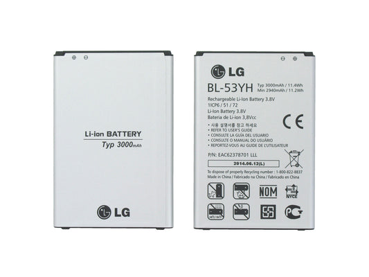 Cell Phone Battery LG G3 D855 Bl-53Yh