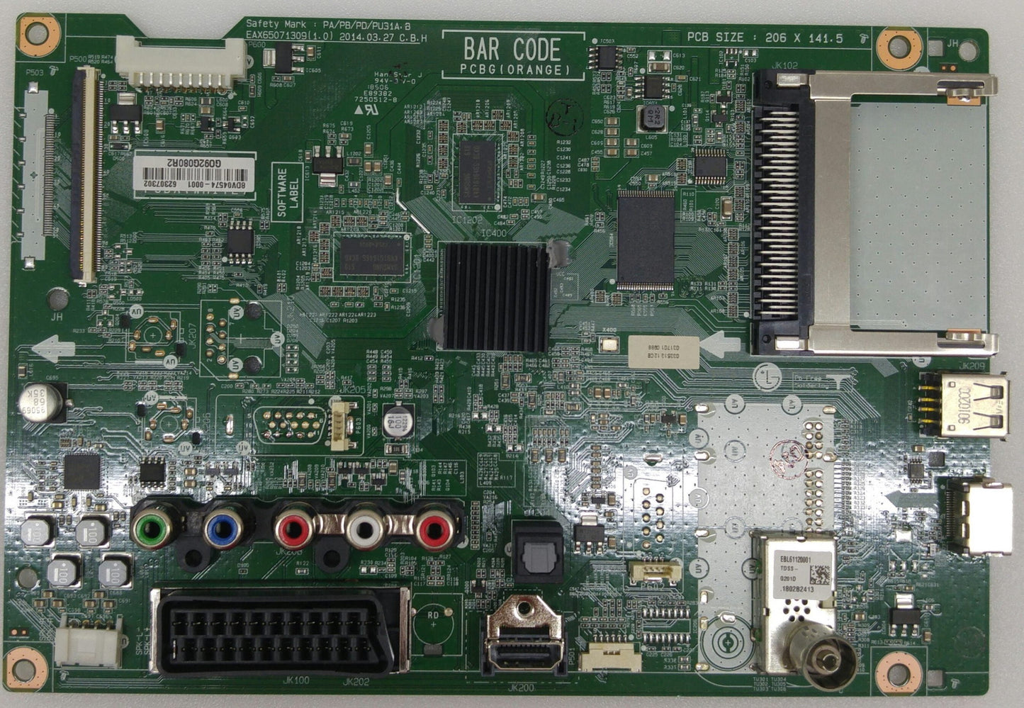 Placa Pincipal LG Tv - Ebu62307302