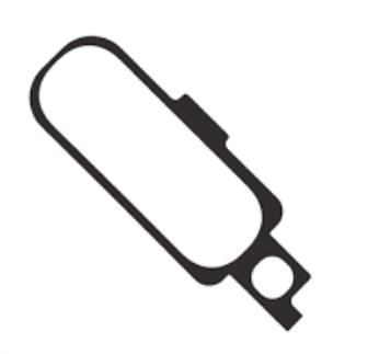 Adhesive sticker for Samsung Galaxy A70 front camera - GH02-18454A