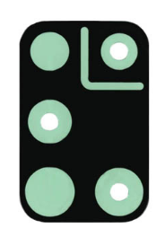 Samsung Galaxy A21s camera lens sticker - GH02-20942A
